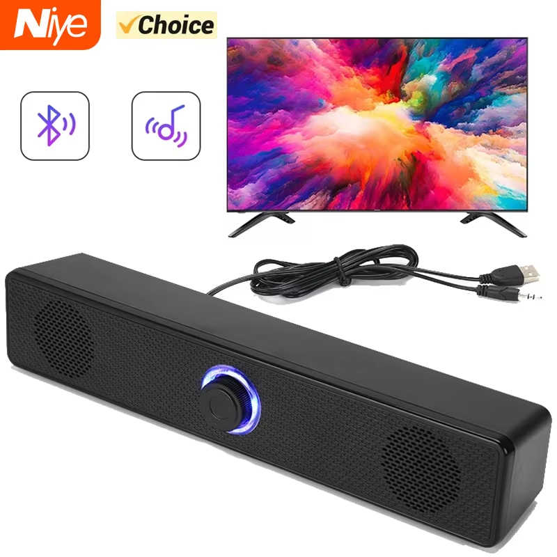 Home Theater Speaker - Bluetooth 5.0 4D Surround Soundbar Wired