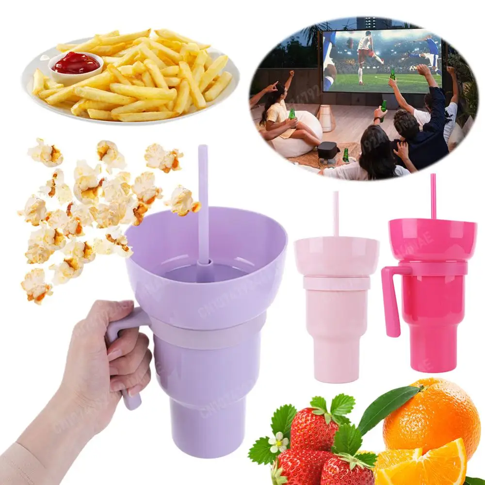Home Cinema Pc - 1000ml Portable Snack Container Multifunction Stadium