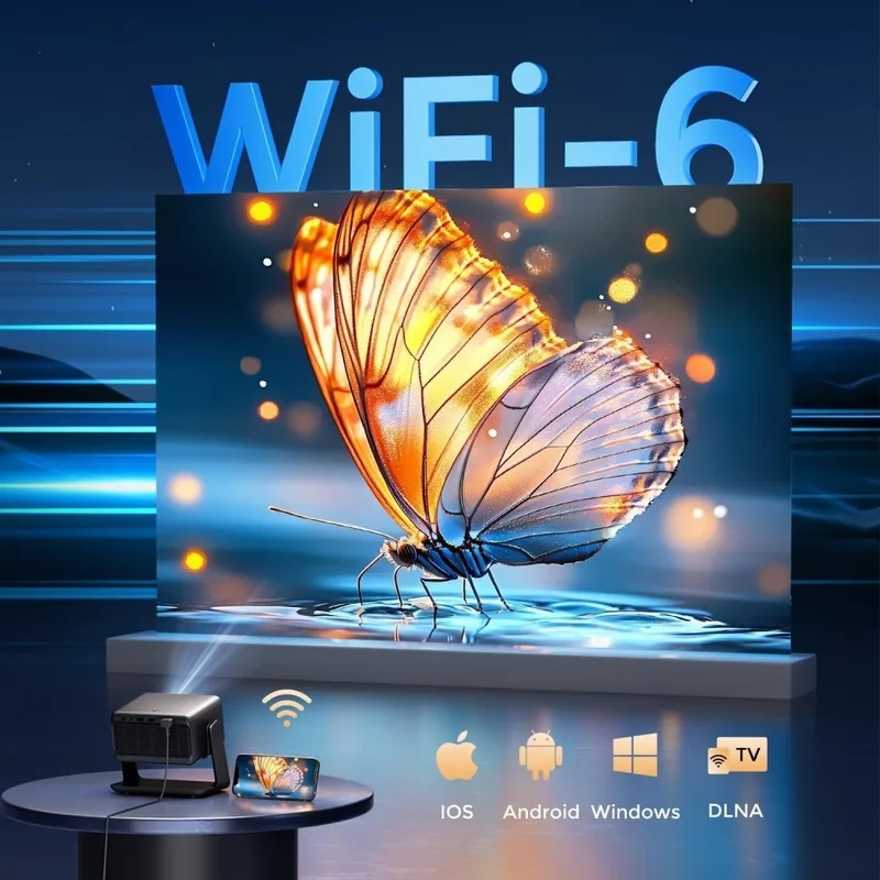 4K Video Projector Wifi Blueto - đánh giá và giá Home Cinema Mini