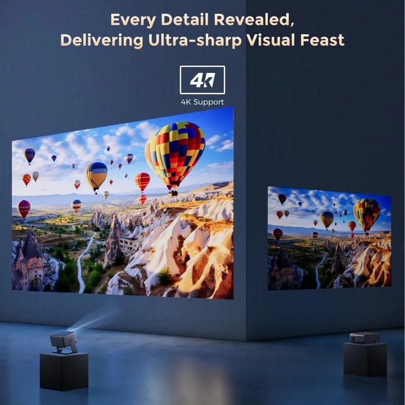 4K Video Projector Wifi Blueto - đánh giá và giá Home Cinema Mini