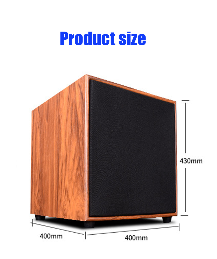 12 Inch Heavy Bass Wooden Acti - đánh giá và giá Home Theater Speaker