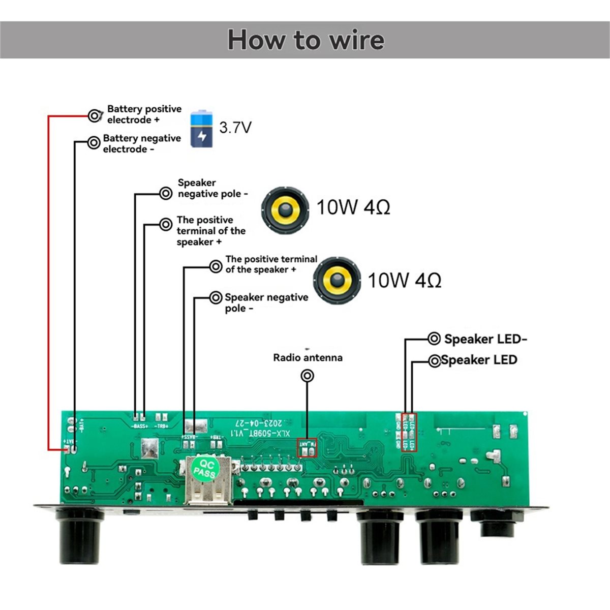 update. 2X10W 3.7V Amplifier B - đánh giá và giá Home Theater Speaker