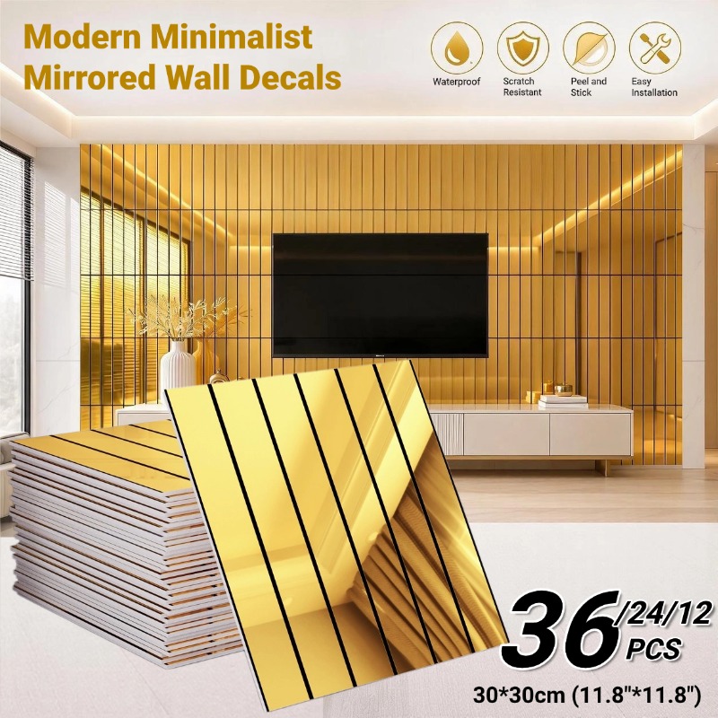 Mirror Wall Sticker Peel and S - đánh giá và giá Home Cinema Wallpaper