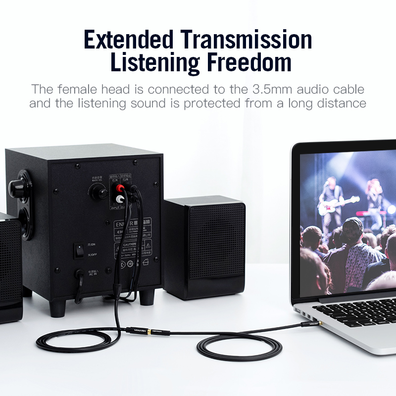 Vention Jack 3.5mm Female to 2 - đánh giá và giá Home Cinema Solution