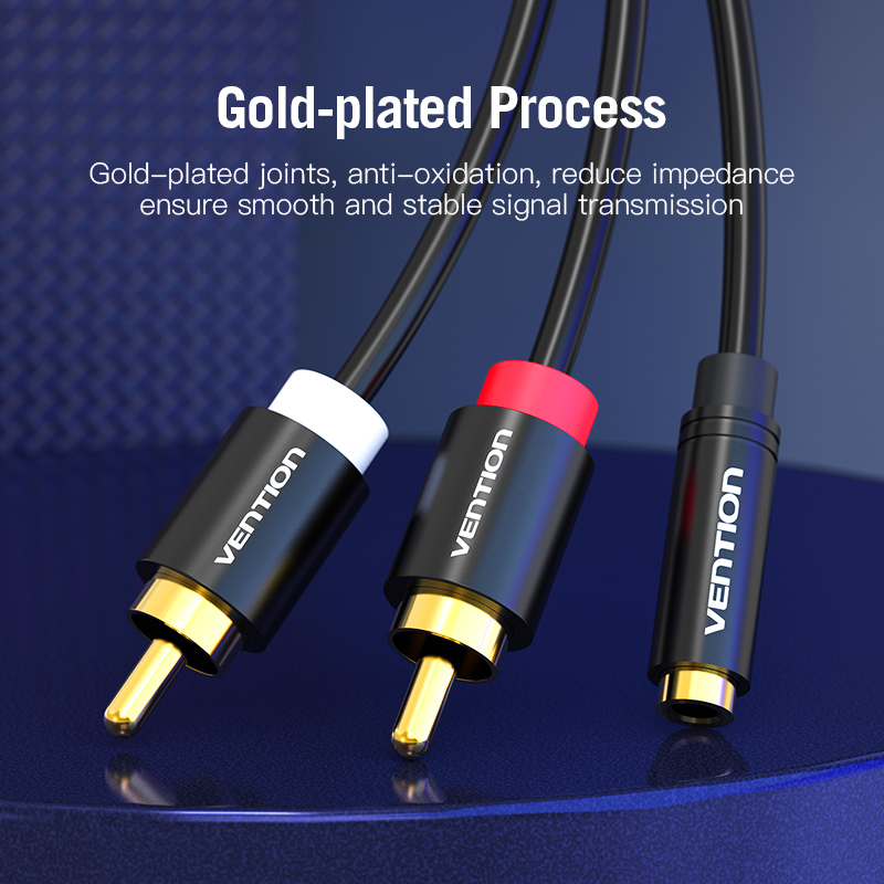 Vention Jack 3.5mm Female to 2 - đánh giá và giá Home Cinema Solution
