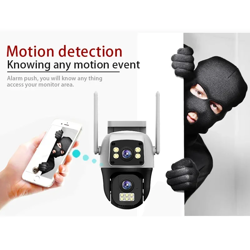 8MP 4K WIFI IP Camera PTZ Outd - đánh giá và giá Home Cinema Wall Panels