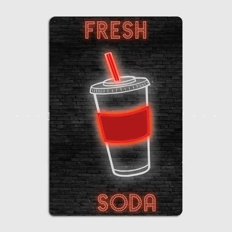 SODA Food Neon Sign Metal Sign - đánh giá và giá Home Cinema Food