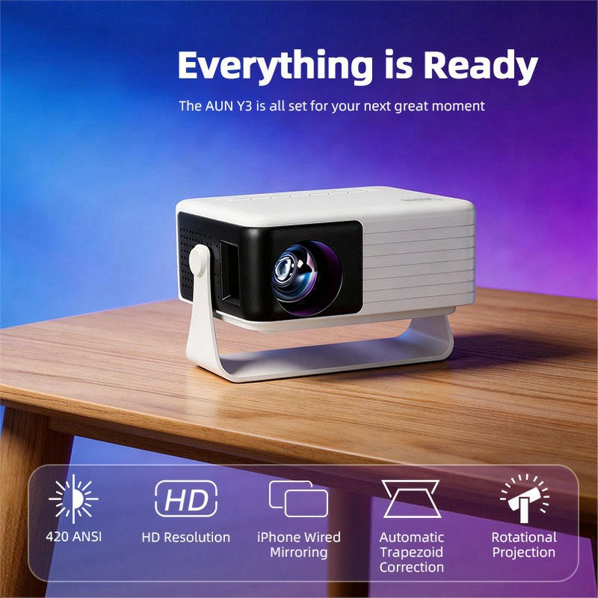 L70A Y3 Mini Projector Portabl - đánh giá và giá Home Cinema Mini