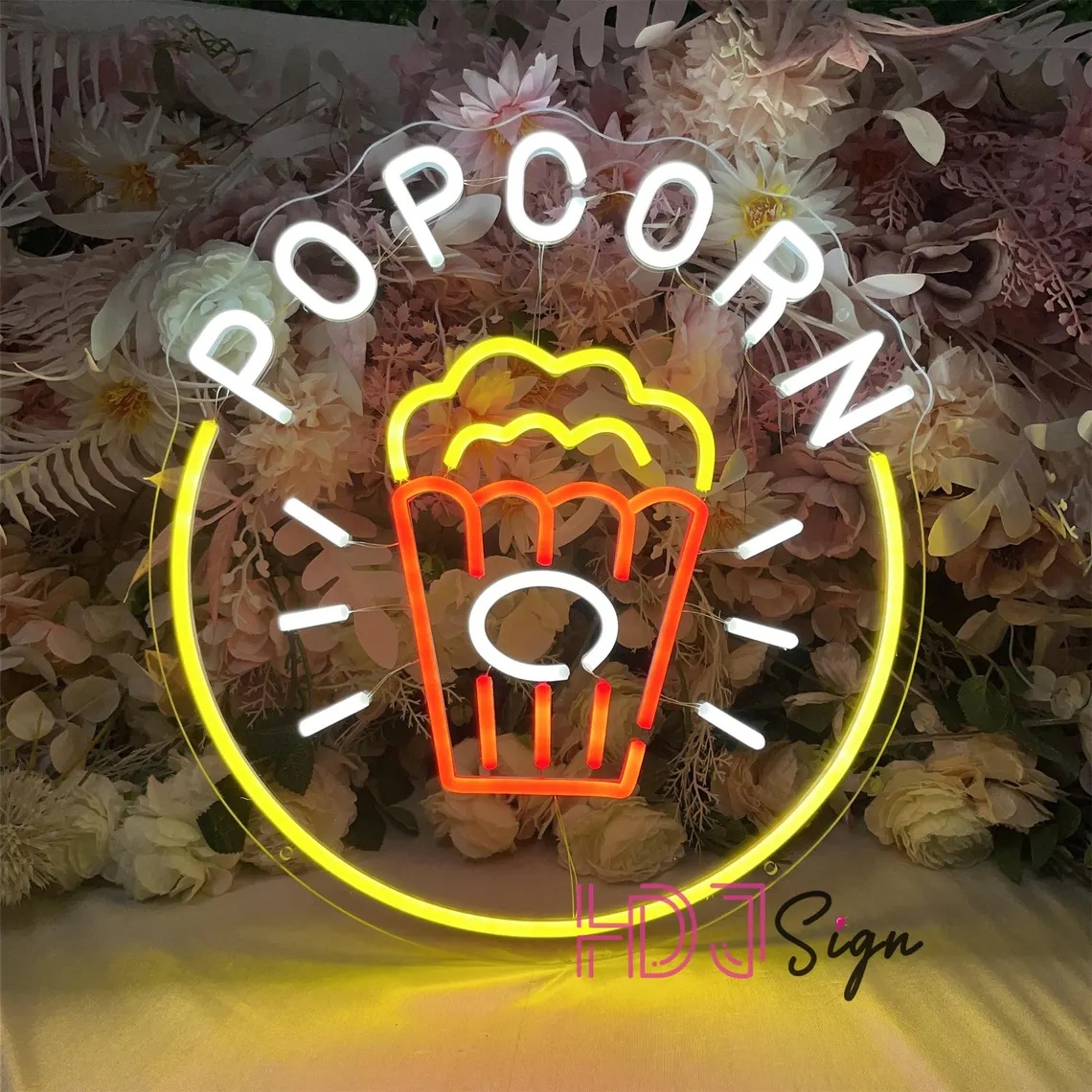Popcorn LED Neon Sign,Food Bar - đánh giá và giá Home Cinema Food