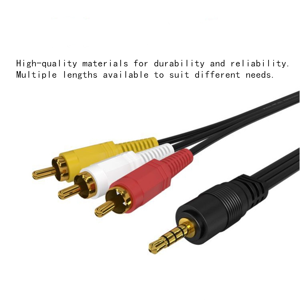 3.5mm to 3 RCA Audio Video Cab - đánh giá và giá Home Cinema Solution
