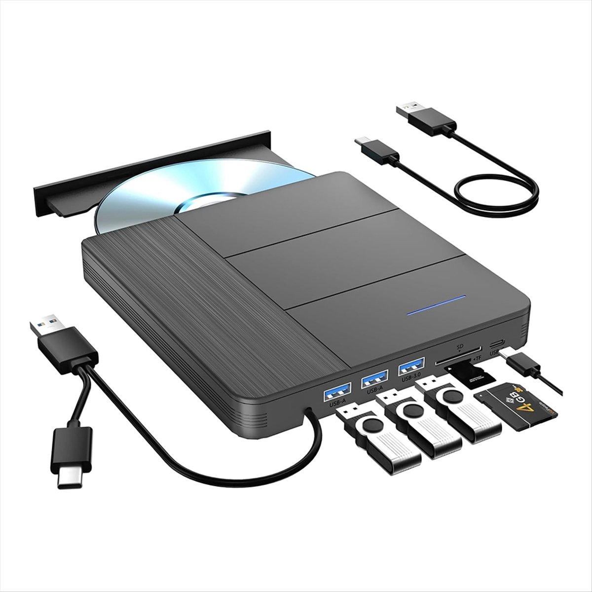 SCLS 7 in 1 External Blu-Ray D - đánh giá và giá Blu Ray Disc Player