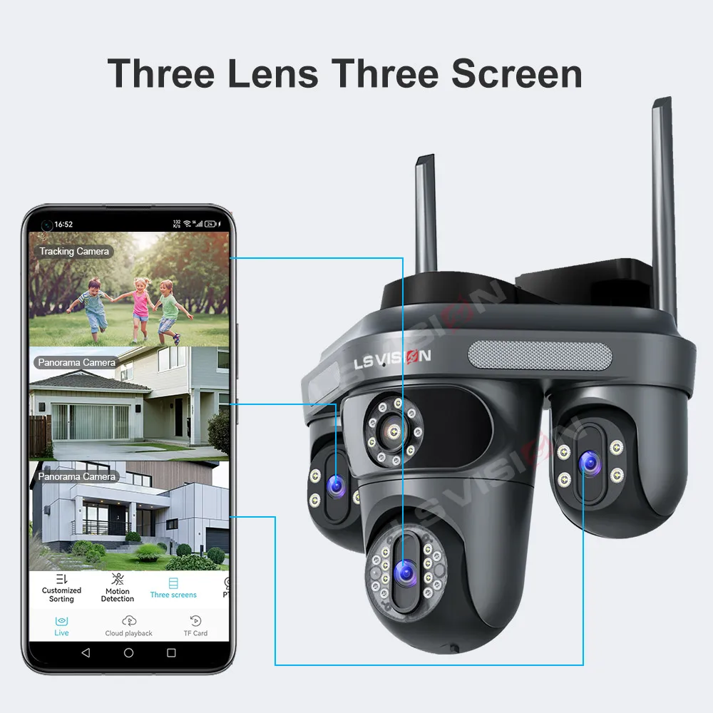 LS VISION Triple Screens Camer - đánh giá và giá Home Cinema Wall Panels