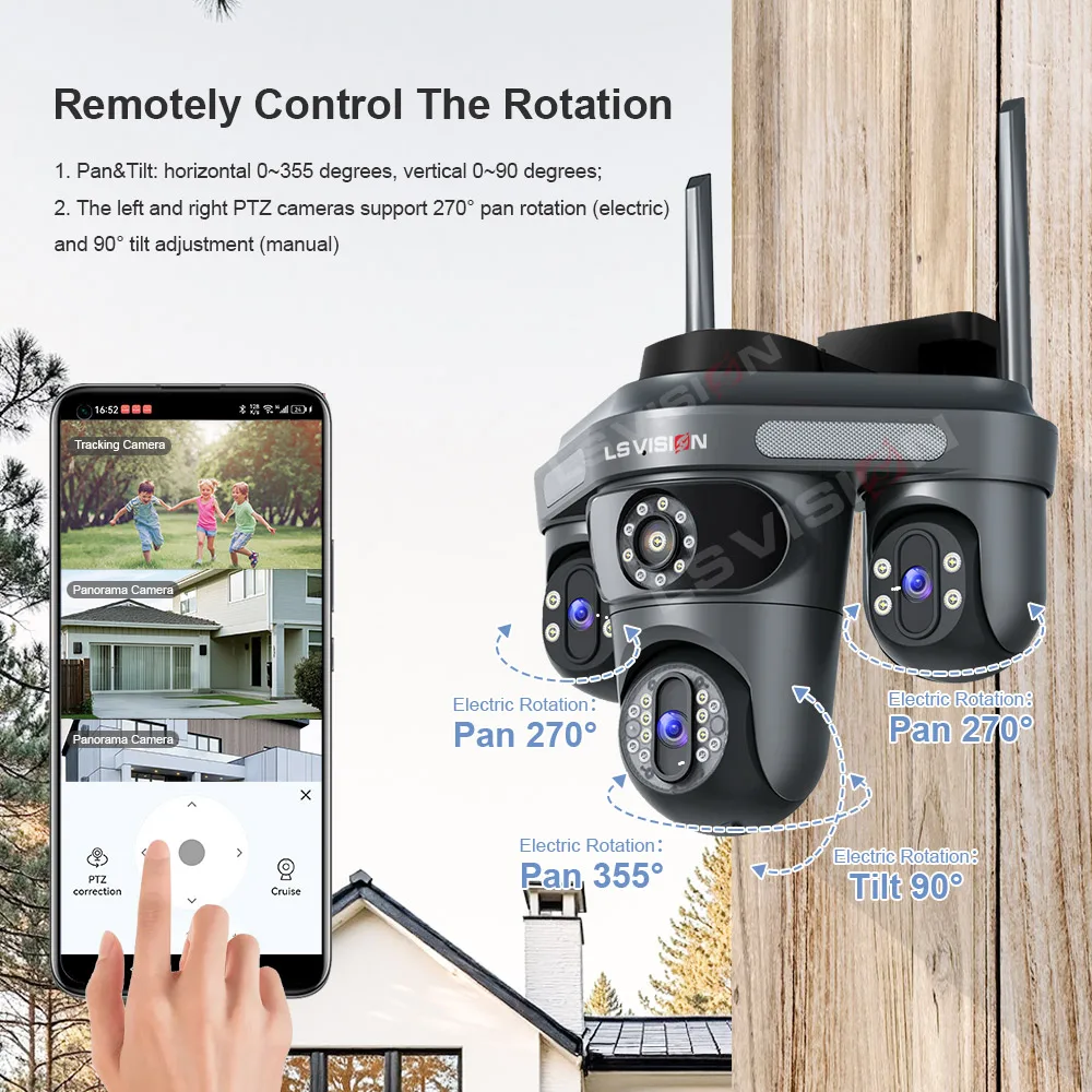 LS VISION Triple Screens Camer - đánh giá và giá Home Cinema Wall Panels