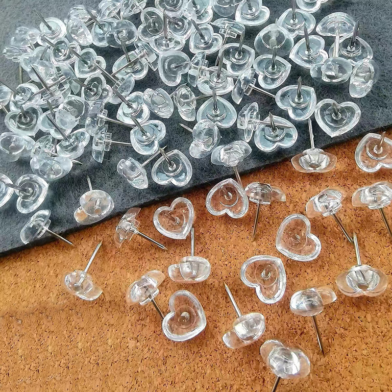 100 pcs Transparent love heart - đánh giá và giá Home Cinema Wall Panels