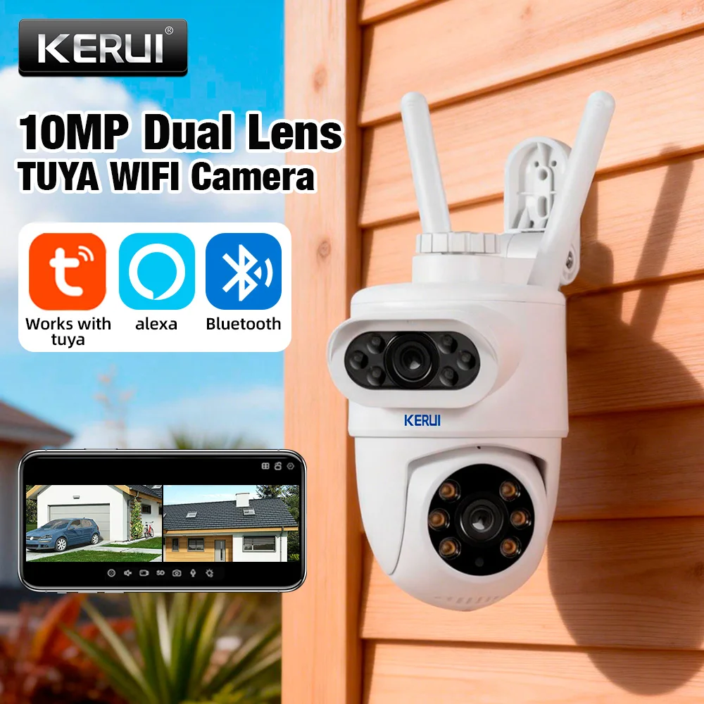 KERUI 5K 10MP Dual Lens PTZ WI - đánh giá và giá Home Cinema Wall Panels