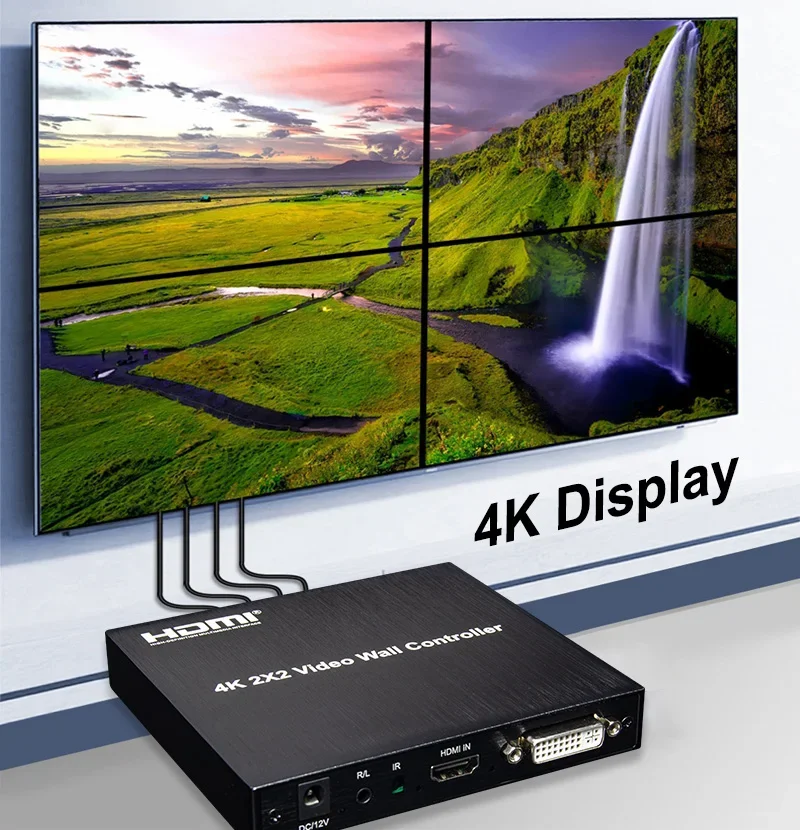 4K 2x2 HDMI TV Wall Controller - đánh giá và giá Home Cinema Wall Panels