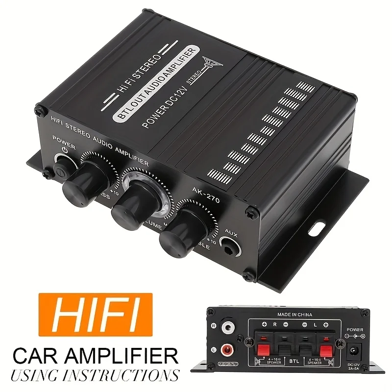 AK-270 400W Mini Power Amplifi - đánh giá và giá Home Cinema Mini