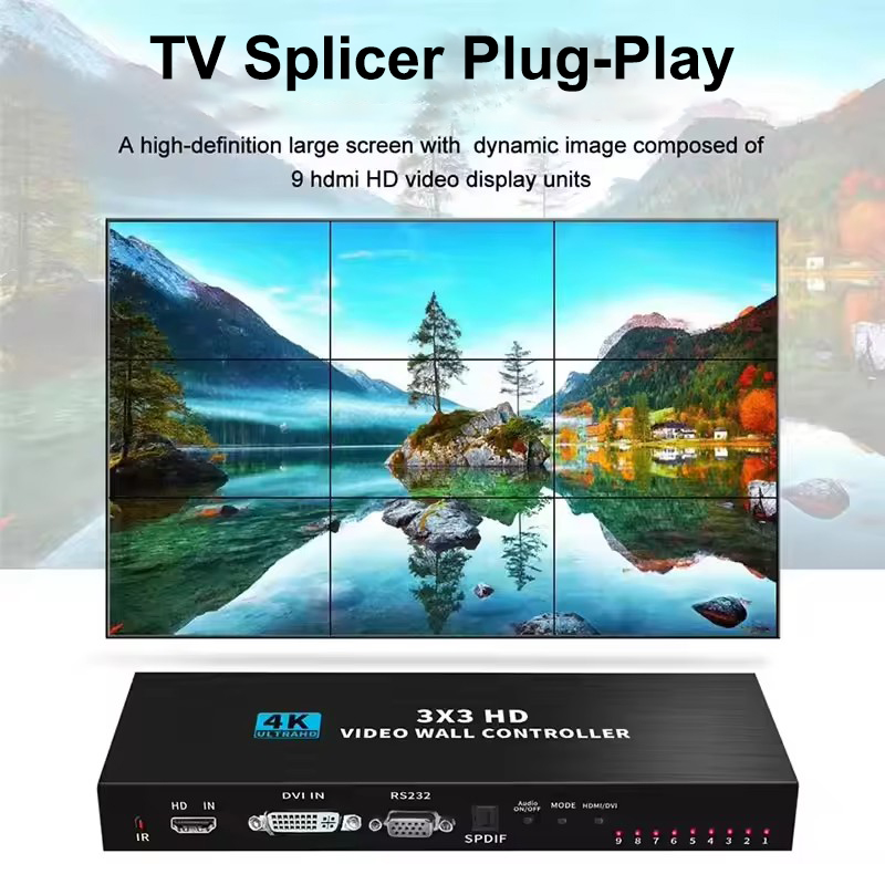 4K HDMI Video Wall Controller  - đánh giá và giá Home Cinema Wall Panels